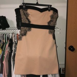 Strapless party dress